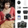 Saneen Digital Camera, 4k Cameras for Photography & Video, 64MP WiFi Touch Screen Vlogging Camera for YouTube with Flash, 32GB SD Card, Lens Hood, 3000mAH Battery, Front and Rear Cameras - Black - Image 9