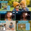 Digital Camera, FHD 1080P 44MP Digital Camera for Kids Video Camera with 64GB SD Card 16X Digital Zoom, Compact Point and Shoot Camera Portable for Kids Boys Girls Teens Students Seniors (Blue) - Image 3