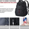 VANKEAN 17.3'' Travel Laptop Backpack TSA Friendly, Water Resistant Anti Theft Extra Large College Backpacks with RFID Pockets, USB Port for Men Women Business Work Bag, Black - Image 7
