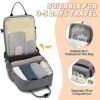 Large Travel Backpack for Women, 40L Carry On Backpack Airline Flight Approved with USB Charging Port Shoes Compartment, Personal Luggage Backpack Casual Daypack 15.6 Inch Laptop Backpack - Image 4
