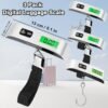 3 Pack Digital Luggage Scale,110LB Luggage Weight Scale,Suitcase Weight Scale with Hook,Hanging Baggage Scale with Backlit LCD Display,Digital Weight Scales for Travel,Battery Included - Image 2