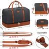 IBFUN Weekender Bags for Women, 21" Weekender Travel Bag, Travel Duffle Bag with Shoe Compartment Carry on Overnight Duffel Bag for Weekend Travel Business Trip, 3PCS - Image 6