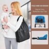 Hook On Chair,Clip on High Chair, Fold-Flat Storage Portable Baby Feeding Seat, High Load Design, Attach to Fast Table Chair Removable Seat for Home and Travel(Bright Blue) - Image 5