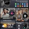 Smart Watches for Men(Answer/Dial Calls),1.43'' AMOLED Always-on Display,Fitness Tracker with Heart Rate/SpO2/Sleep Monitor,400mAh/120 Sports Modes/ IP68 Waterproof Military Smartwatch for IOS Android - Image 7