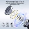 Wireless Earbuds, 2023 Bluetooth 5.3 Headphones HiFi Stereo, 40H Playtime in-Ear Earbud, Bluetooth Earbuds with LED Power Display, IP7 Waterproof Wireless Earphones Sport Headset for Android iOS - Image 4