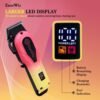 EaseWiz Professional Hair Clippers for Men, Cordless Barber Clippers for Hair Cutting Kit, Mens Hair Clippers for Barber Kit, 6800RPM (Pink&Yellow) - Image 9