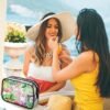 Capoda 6 Pcs Hawaiian Clear Toiletry Bags Transparent Aloha Cosmetic Bag Hello Summer Makeup Bag Waterproof PVC Tiki Beach Travel Pouch for Men Women Business Bathroom Organizer, 6 Styles - Image 3