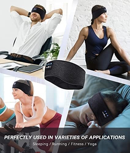 MUSICOZY Sleep Headphones Bluetooth 5.2 Headband, Sports Wireless Earphones Music Sleeping Eye Mask Earbuds with HD Stereo Speaker for Mom Women Men Teen Running Cool Gadgets Unique Gifts - Image 8