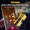 Transformers TF-T01 True Wireless Earbuds Bluetooth 5.4 Headphones, Bluetooth Earbud in Ear with HD Mic, 60H Playtime Ear Buds, IPX5 Waterproof Earphones for Android iOS Bumblebee - Image 4