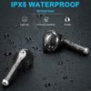 yobola Wireless Earbuds, Bluetoth Earbuds, IPX5 Waterproof Wireless Headphones Touch Control, Bluetoth Headphones 5.1 Built-in Microphone, 25 Hrs with USB-C Charging with Running/Fitness - Image 5