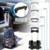 Mount-It! Folding Luggage Cart with Wheels | Strong, Compact, Holds 77 Pounds - Carry Boxes, Backpacks Smoothly - Image 5