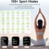 Smart Watches for Women/Men,Alexa Built-in Smartwatch(Answer/Make Calls),1.91'' HD iOS/Andorid Compatible 100+DIY Dails Activity Tracker,IP68 Waterproof 100+ Sports Fitness Tracker,SpO2/Sleep Monitor - Image 7