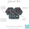 Bumkins Sleeved Bib Baby Bib, Toddler Bib, Smock, Waterproof Fabric, Fits Ages 6-24 Months - Image 5