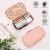 OCHEAL Small Cosmetic Bag,Portable Cute Travel Makeup Bag for Women and girls Makeup Brush Organizer cosmetics Pouch Bags-Pink - Image 5