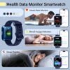 Smart Watch for Men Women Answer/Make Call, 1.8’’Fitness Tracker Watch Alexa Built-in, Sleep Heart Rate Monitor Pedometer, 2024 Smartwatch 120 Sport Modes 110 Dials, for Android iOS Phone Blue - Image 4