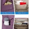 BAGSMART Large Gym Bag with Yoga Mat Buckle, Weekender Overnight Bag for Women, Travel Duffle Bag for Travel Essentials, Carry On Tote Bag Hospital Bag for Labor and Delivery - Image 5