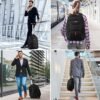 Rolling Backpack, Large Backpack with Wheels for Men Women Adults, 17inch Waterproof Wheeled Travel Laptop Backpack Carry on Luggage Bag Trolley Suitcase Business College School Computer Bookbag,Black - Image 6