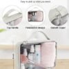 Beraliy Travel Backpack, Carry-on Backpack Airline Approved, Personal Item Bag for Women Men, Hiking Backpack, Business Work Gym Daypack Weekender Bag, Beige - Image 4