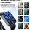 Smart Watch for Men Women with Bluetooth Call, 100+Sports Fitness Tracker with Heart Rate Sleep Monitor, IP67 Waterproof Fitness Watch 2.01" Touch Screen Smartwatch Compatible Android iOS - Image 6