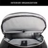 Kenneth Cole REACTION Chelsea 2-Piece Bundle - 20" Chevron Expandable 8-Wheel Carry-On Suitcase & Matching 15" Laptop Backpack, Black - Image 6
