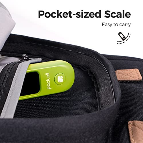pack all 110 Lbs Luggage Scale, Digital Handheld Baggage Scale, Travel Suitcase Weight Scale with LCD Display, Battery Included, Apple Green - Image 7