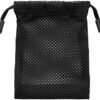 patu Mini Drawstring Mesh Bags, 4" x 5", Size S / A7, 5 Pieces, Beauty Makeup Lipstick Cosmetic Accessories Organizer, Small Travel Kit Storage Nylon Pouch, Black - Image 8