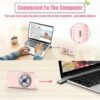 Digital Camera, HD 1080P Compact Camera with 32GB Memory Card, 48 Megapixel Camera, 2.4-inch LCD 16x Digital Zoom Digital Camera for Kids, Girls, Teens, Boys and Beginners（Pink - Image 6