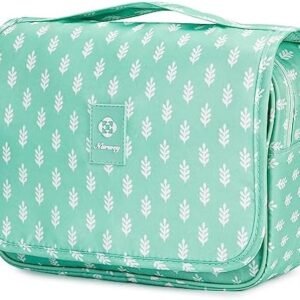 Narwey Hanging Travel Toiletry Bag Cosmetic Make up Organizer for Women and Girls Waterproof