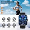 Smart Watch for Men Women with Bluetooth Call, 100+Sports Fitness Tracker with Heart Rate Sleep Monitor, IP67 Waterproof Fitness Watch 2.01" Touch Screen Smartwatch Compatible Android iOS - Image 4