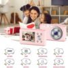 Digital Camera, HD 1080P Compact Camera with 32GB Memory Card, 48 Megapixel Camera, 2.4-inch LCD 16x Digital Zoom Digital Camera for Kids, Girls, Teens, Boys and Beginners（Pink - Image 4