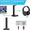 Wireless Headphones for TV Watching with Digital Optical RCA 2.4GHz RF Transmitter Charging Dock, Over Ear Headset with 3 Audio Modes, 197FT Wireless Range, 10Hrs Audio Playtime - Image 2