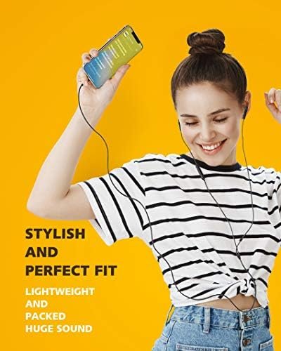 PALOVUE iPhone Headphones Earbuds Earphones wtih Lightning Connector Apple MFi Certified Compatible 14 13 12 11 Pro Max X XS XR 8 7 Plus with Microphone Controller SweetFlow Black - Image 5