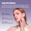 Active Noise Canceling Sleep Headphones,Invisible Sleep Earbuds Wireless Bluetooth,Sleep Earbuds for Side Sleepers,Sleep Headphones,Bluetooth 5.3,for Sleeping,Driving,Cycling,Glacier -White - Image 5
