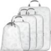 Cambond Compression Packing Cubes for Travel - Travel Bags Luggage Organizers Travel Essentials Compression Cubes for Carry on Suitcases