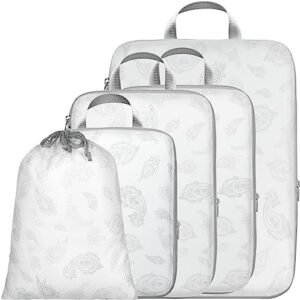 Cambond Compression Packing Cubes for Travel - Travel Bags Luggage Organizers Travel Essentials Compression Cubes for Carry on Suitcases