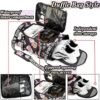 Duffle Bag Backpack with Shoes Compartment for 4-Way Waterproof travel Sport Hiking laptop - Image 4
