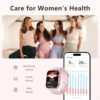 Smart Watches for Women [AMOLED 46mm], Bluetooth Call, 24/7 Heart Rate/SpO2/Sleep/Stress Monitor, GPS Fitness Tracker, 120+ Sports Modes, Water Resistant Fitness Smartwatch for iOS Android (GoldPink) - Image 4
