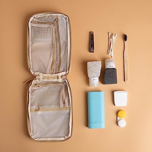 Gravel Explorer Hanging Water Resistant Travel Toiletry Bag, Shaving Kit, Makeup Bag, Dopp Kit for Men and Women - Image 3