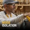 DEWALT Wireless Bluetooth Neckband Headphones — Neckband Earphones with 15H Playtime — Noise-Isolating Wireless Earbuds — Jobsite Pro Built-in Mic for Crystal-Clear Calls - Image 4