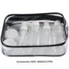 ScivoKaval Clear Carry-On Travel Toiletry Bag TSA 3 1 1 Airline Quart Bag 1 Quart Sized with Zipper for Men and Women 1 Pack - Image 5