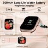 Smart Watches for Women/Men,Alexa Built-in Smartwatch(Answer/Make Calls),1.91'' HD iOS/Andorid Compatible 100+DIY Dails Activity Tracker,IP68 Waterproof 100+ Sports Fitness Tracker,SpO2/Sleep Monitor - Image 9