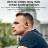 TOZO OpenBuds Lightweight True Open Ear Wireless Earbuds with Multi-Angle Adjustment, Bluetooth 5.3 Headphones with Dual-Axis Design for Long-Lasting Comfort, Crystal-Clear Calls for Driving, Black - Image 4
