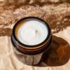 OverNews 1oz Amber Glass Jar, Empty Cosmetic Lotion Containers,with Inner Liners,Black Lid, Spatula - Image 3