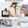 Digital Camera FHD 4K 44MP with 64GB SD Card 16X Digital Zoom Auto Focus FHD 1080p Compact Portable Cheap Small Vintage Camera Children's Day Gifts for Teens Boys Girls (Silver) - Image 2