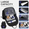 NEOREAL Laptop Backpack for Work, College, Travel, Lightweight Waterproof Daily Backpacks for Men Women, Sport Rucksack Computer Bag Fits 15.6 Inch Notebook - Image 3