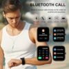Smart Watch(Answer/Make Call), 1.85" Smart Watches for Men Women, 2024 Smartwatch IP68 Waterproof, Fitness Tracker 110+ Sport Modes, Heart Rate Sleep Monitor, Pedometer, Smartwatches for Android iOS - Image 3