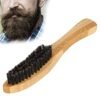 Beard Brush, Professional Men Beard Brush, Small Travel Beard Brush, Travel Portable Oil Head Styling Beard Grooming Brush Strong toughness not easy to fall off easy to use - Image 4