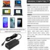 Universal 65W USB Type C Port Charger Adapter, Compatible with Lenovo Thinkpad/Yoga, Dell, Chromebook 3100, Latitude 5420, Acer, Google Series Type C Fast Charging Power - Image 7