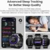 TOZO S5 Smart Watch (Answer/Make Calls), 1.43’’ AMOLED Smart Watches for Men Women 100+ Sport Modes Fitness Watch with Blood Oxygen/Sleep/Heart Rate Monitor, IP68 Waterproof Smartwatch Black - Image 6