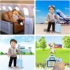 ZITA ELEMENT 22 Pcs 18 Inch Boy Doll Clothes Suitcase Set for 19 Inch Boy Doll Accessories Travel Carrier Storage, Including Suitcase Pillow Blindfold Sunglasses Camera Computer - Image 5